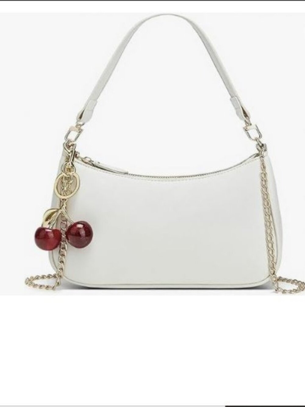 Cute Cherry Hobo Shoulder Bag Women’s Retro Underarm Clutch Purse